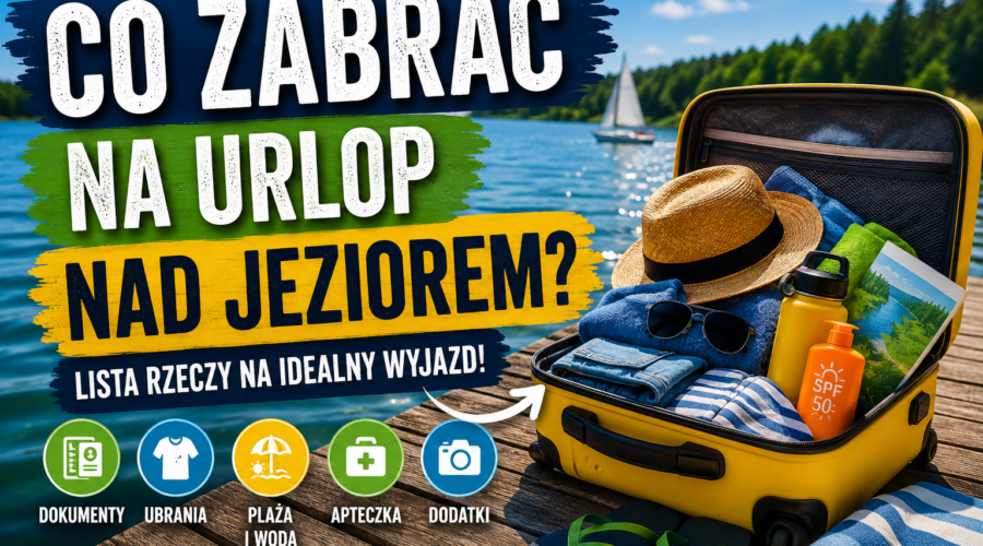 Co zabrać na urlop nad jeziorem? Lista rzeczy na idealny wyjazd